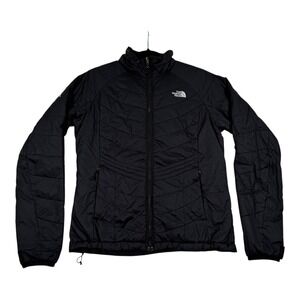 The North Face Jacket Womens Medium Black Primaloft Sprint Logo Full Zip